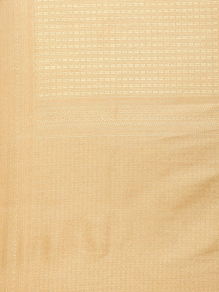 Brocade Zari Jaal Handloom Woven Saree
