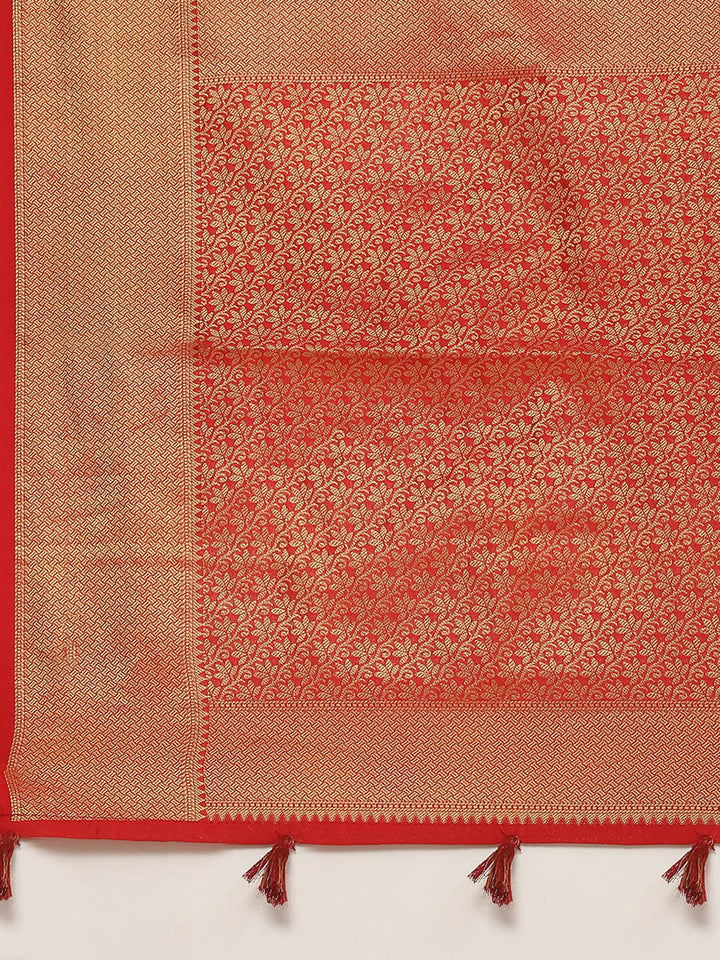 Geometric Woven Handloom Saree
