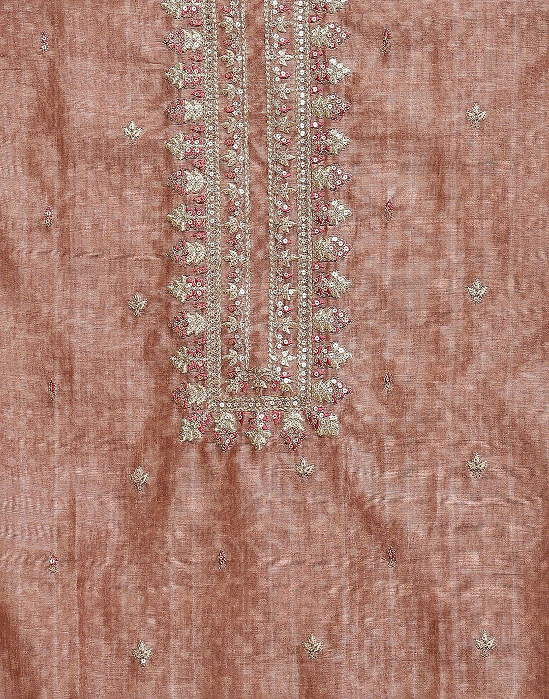 Chanderi Embroidered Suit piece