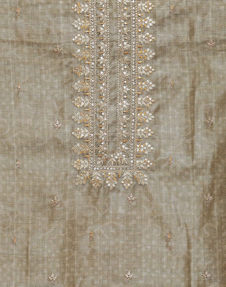 Chanderi Embroidered Suit piece
