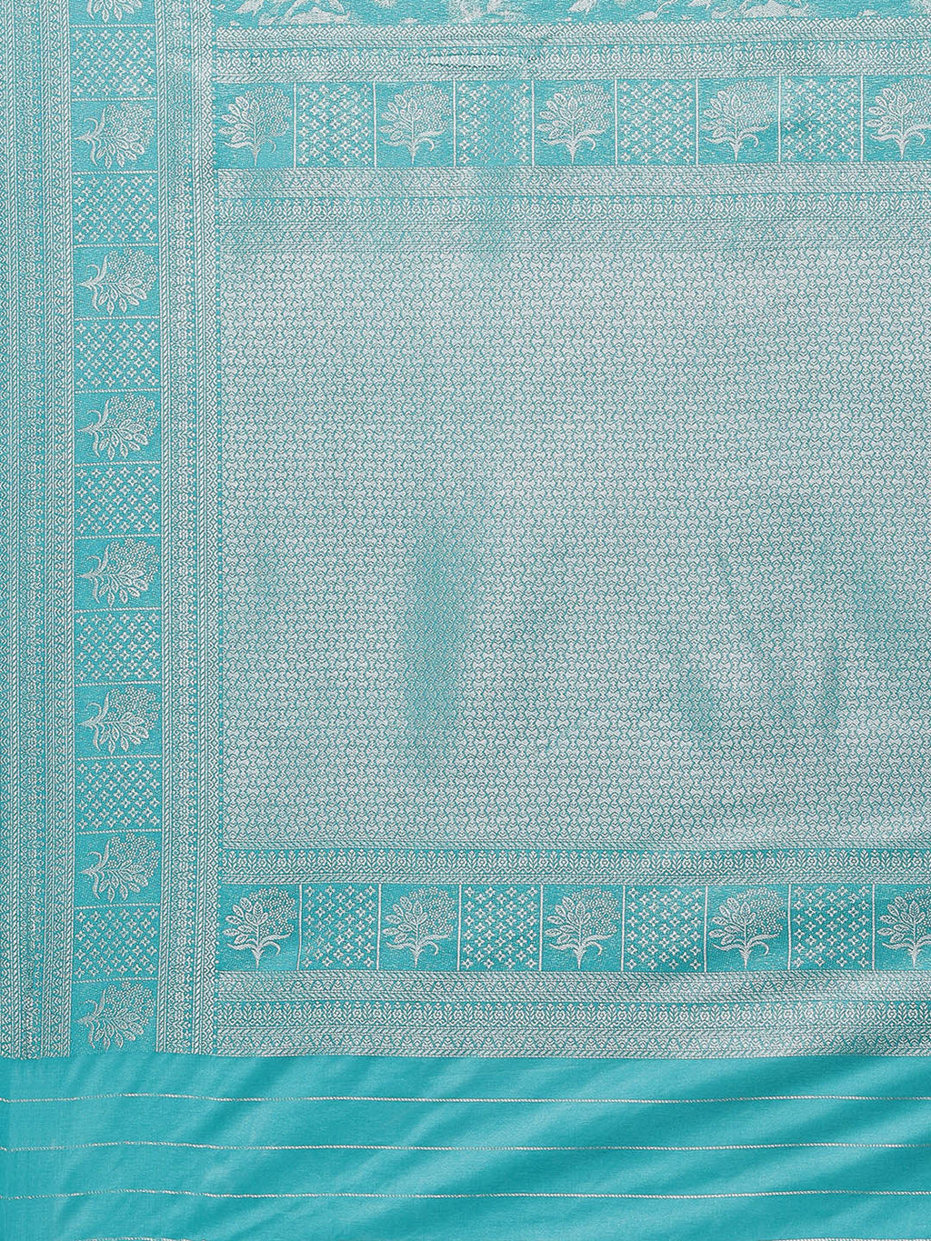 Floral Zari Jaal Handloom Woven Saree