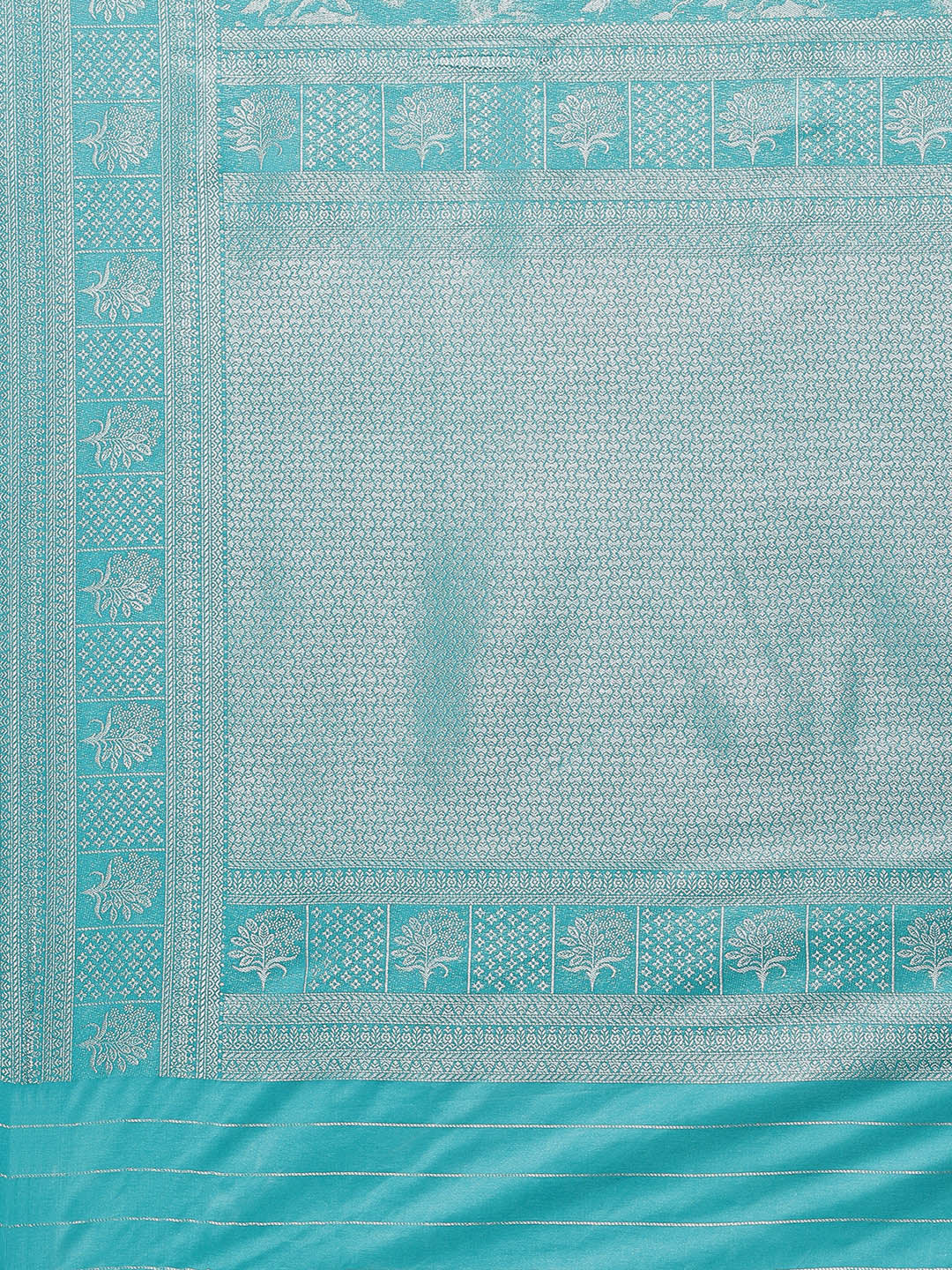 Floral Zari Jaal Handloom Woven Saree