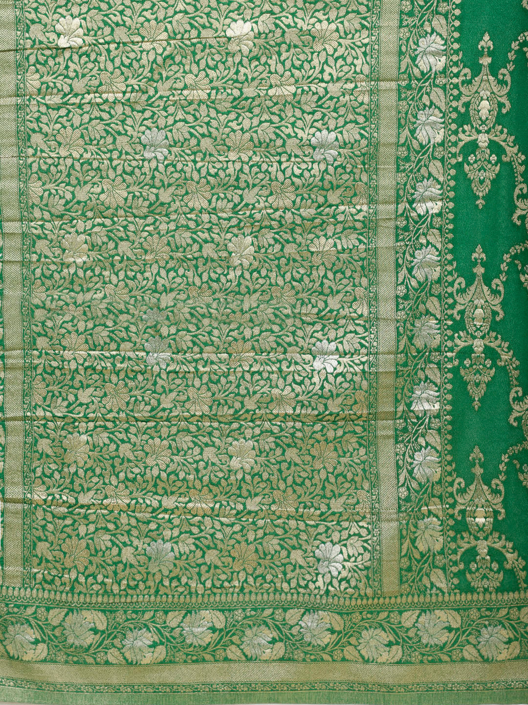 Zari Jaal Woven Crepe Saree