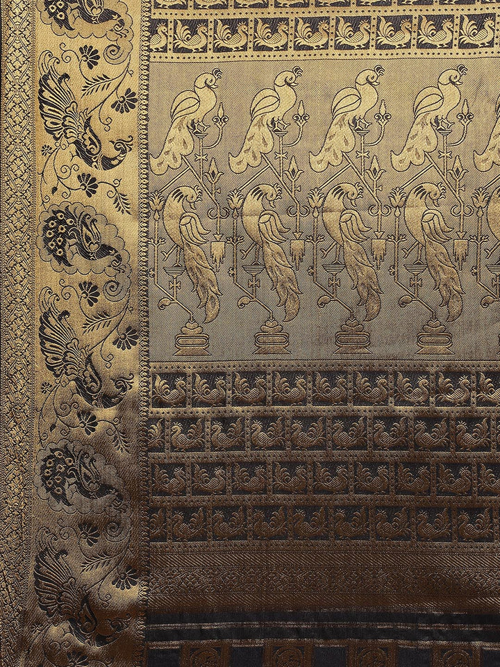Zari Jaal Art Handloom Woven Saree