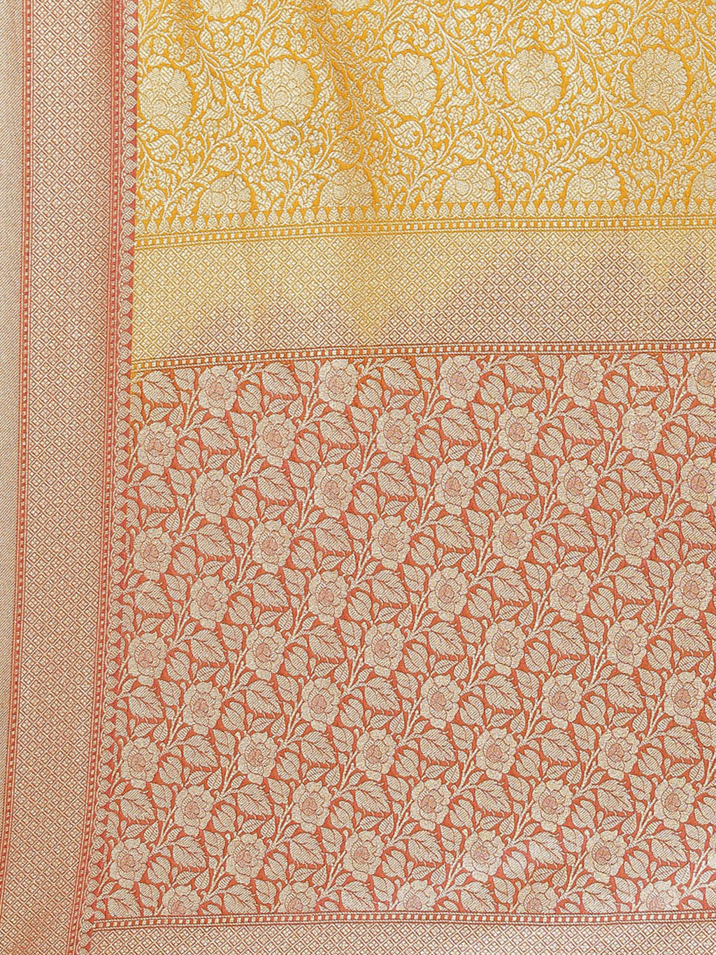 Zari Jaal Banarasi Woven Saree