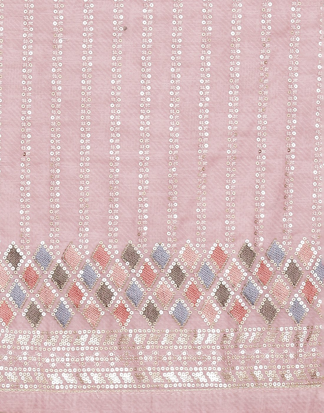 Chanderi Embroidered Suit piece
