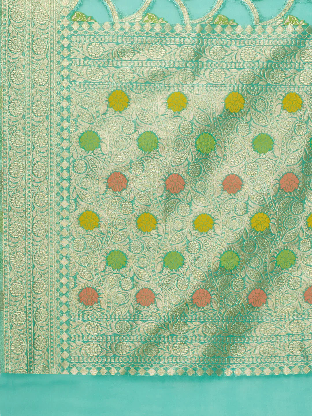Zari Jaal Handloom Woven Saree