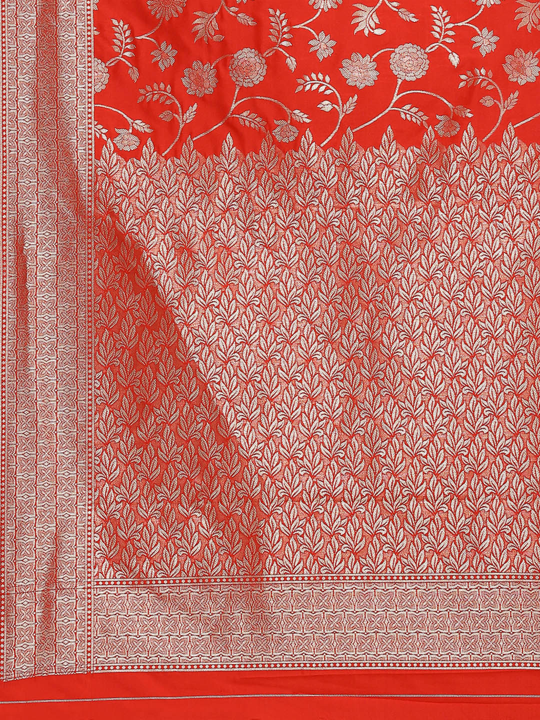 Zari Jaal Woven Art Silk Banarsi Saree