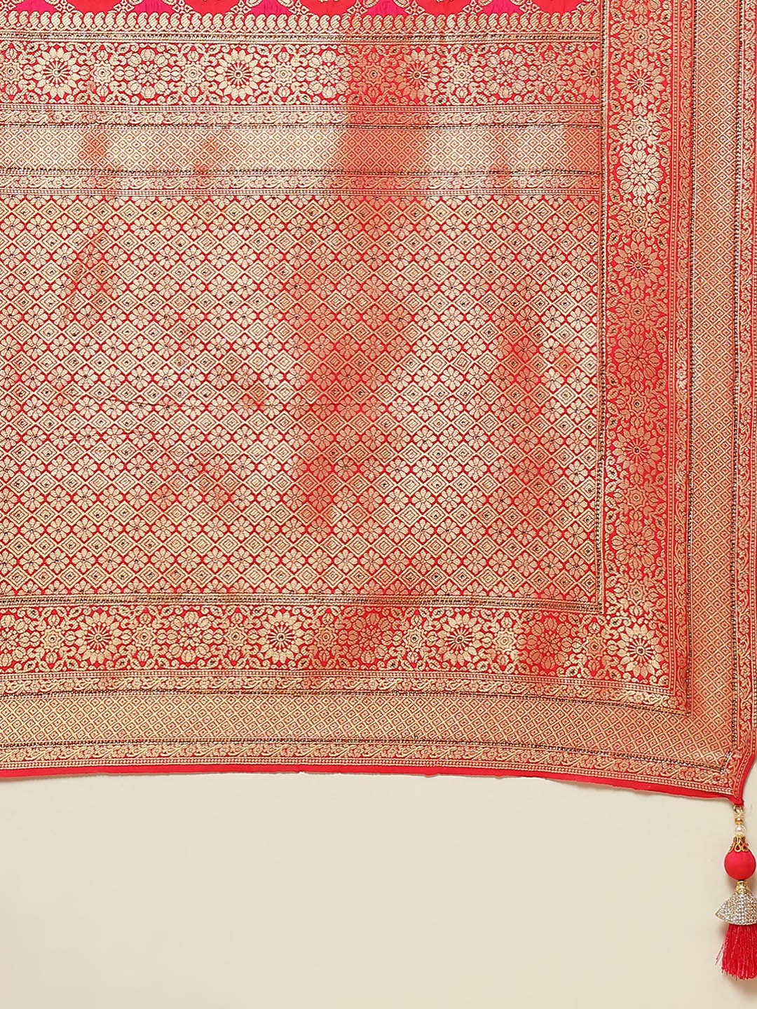 Stone Jaal Banarasi Art Handloom Saree