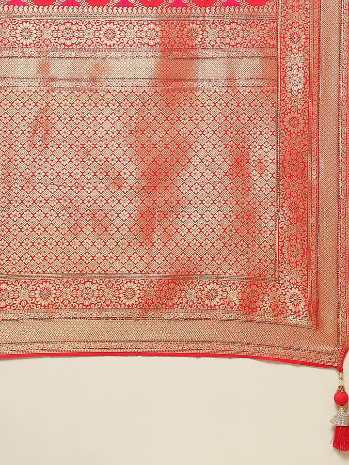 Stone Jaal Banarasi Art Handloom Saree