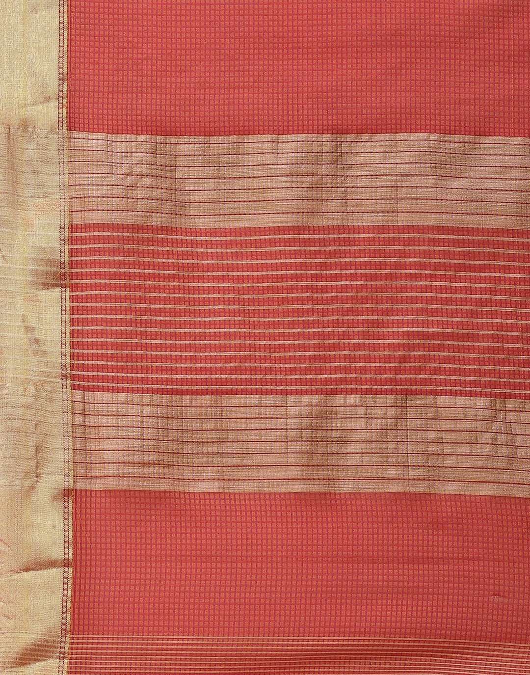MBZ Meena Bazaar-Green Art Handloom Woven Saree