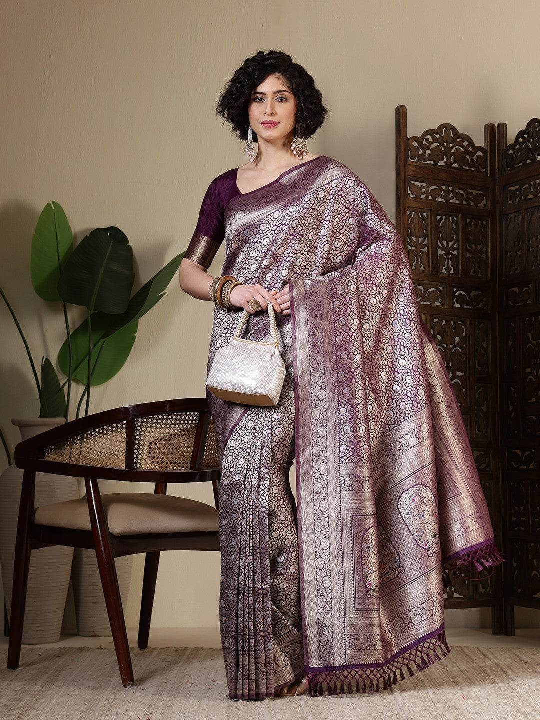 Woven Design Art Silk Saree