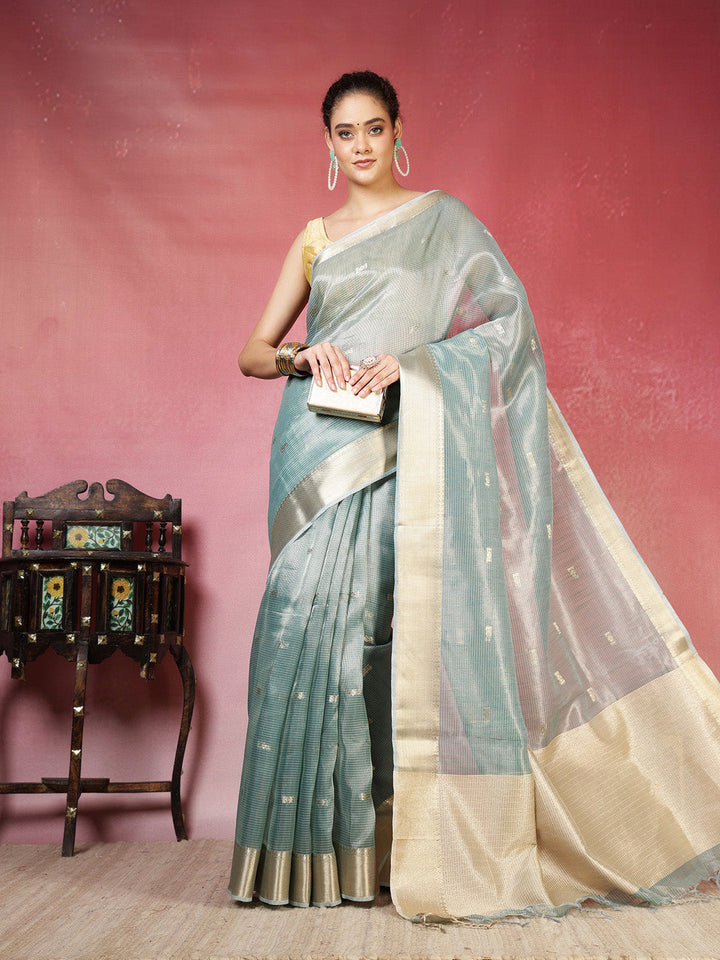 Woven Design Tissue Saree