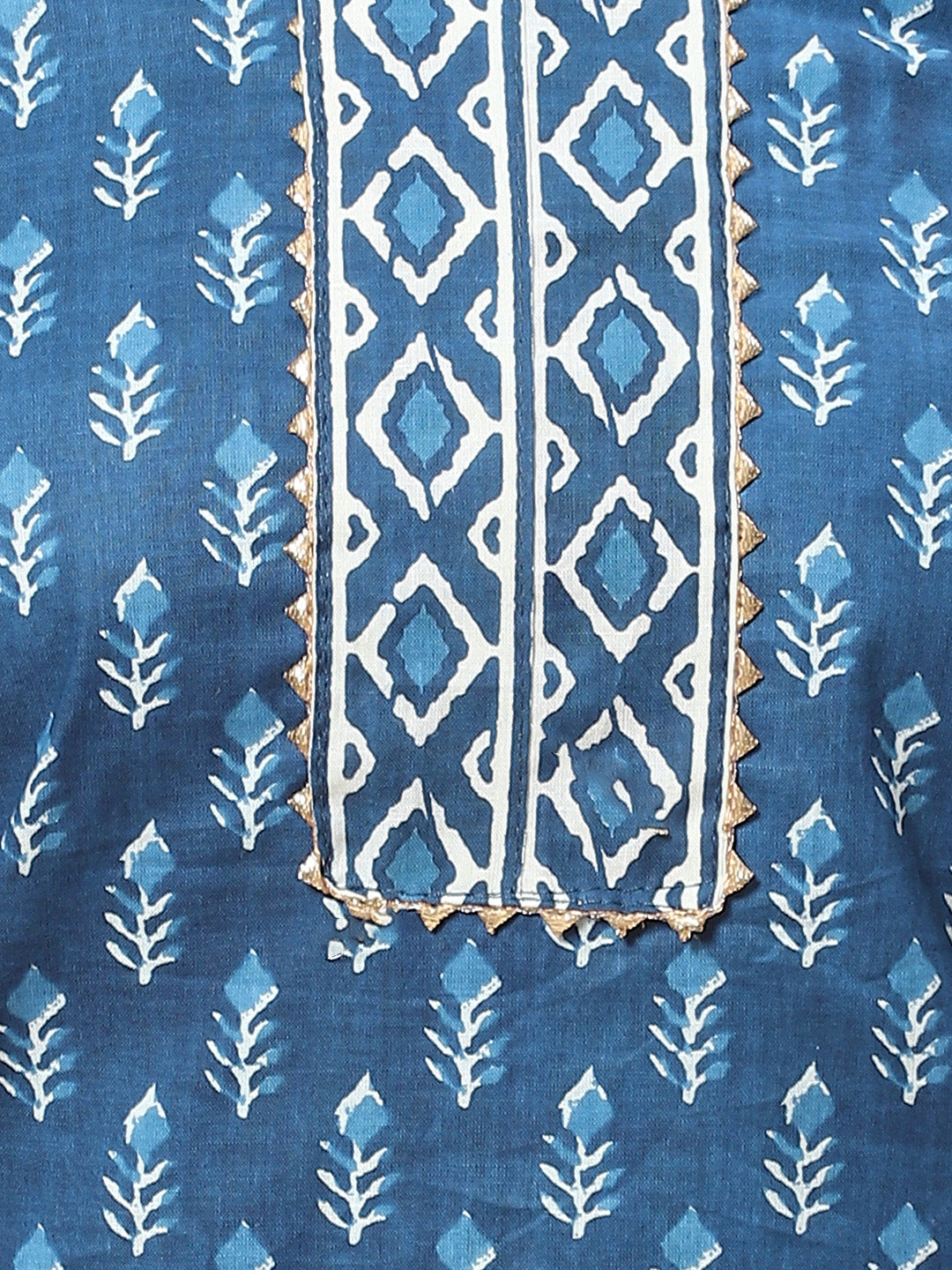 Printed Cotton Unstitched Suit Piece With Dupatta