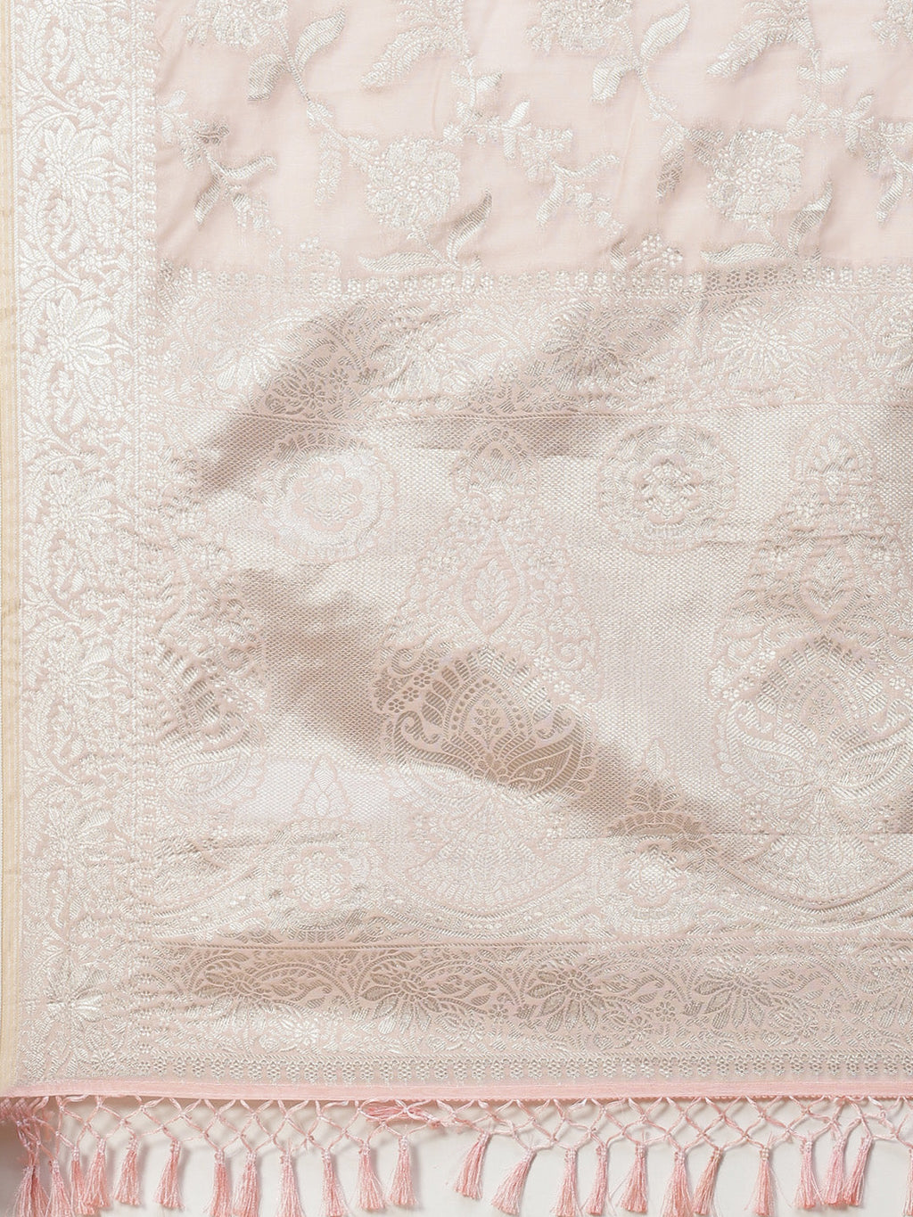 Zari Jaal Organza Woven Saree
