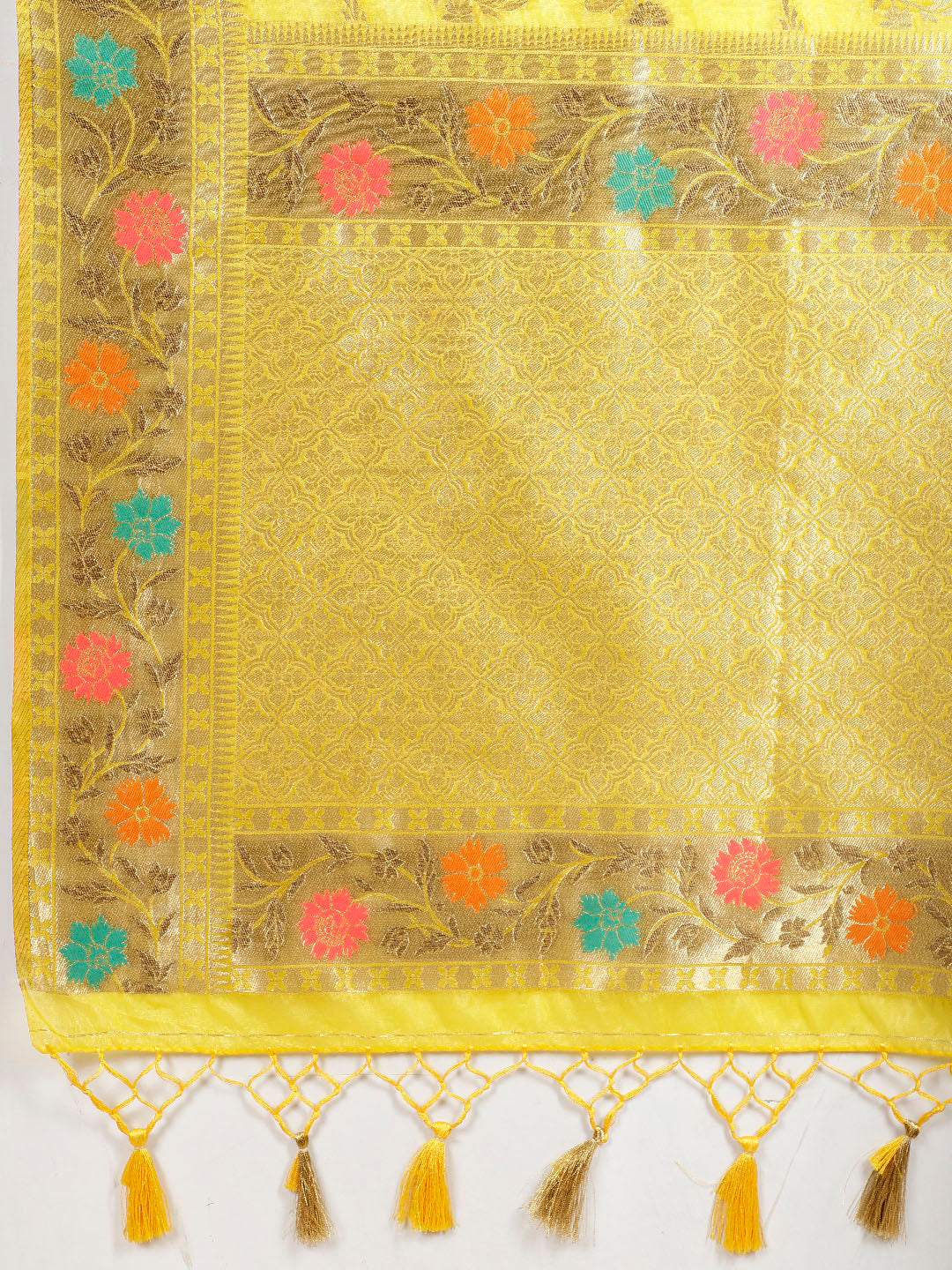 Zari Jaal Woven Organza Saree