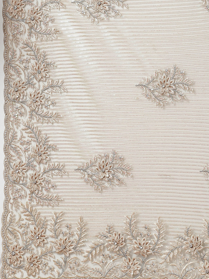 Swarovski Jaal Embroidered Net Saree