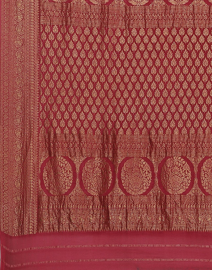 Antiq Zari Jaal Crepe Saree
