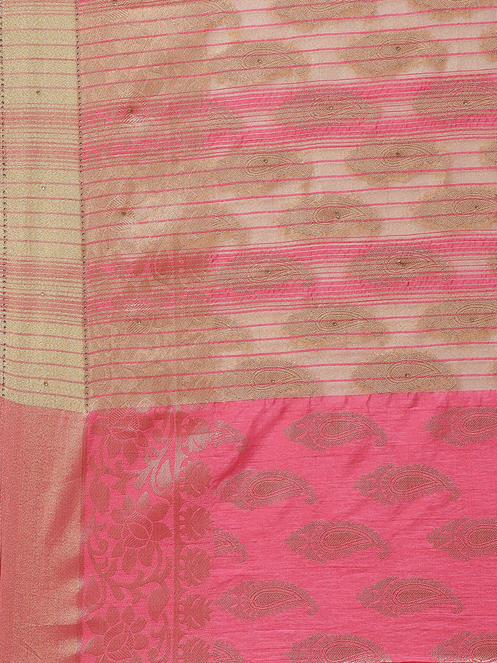 Zari Work Woven Art Handloom Saree