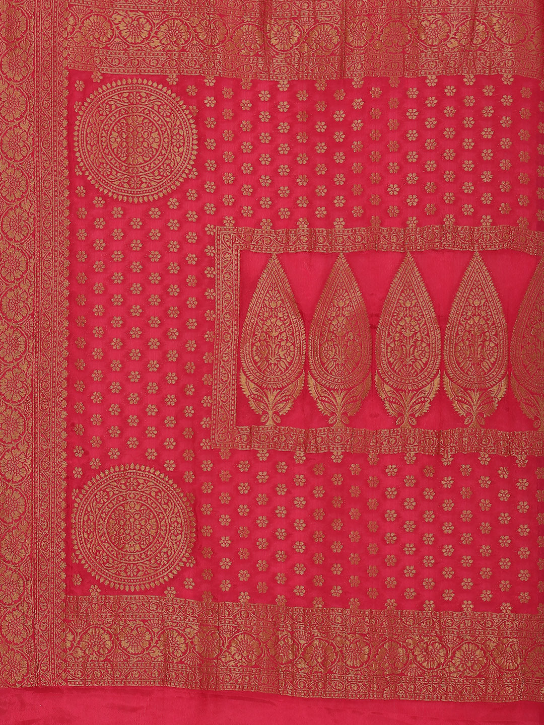 Antique Booti Woven Crepe Saree