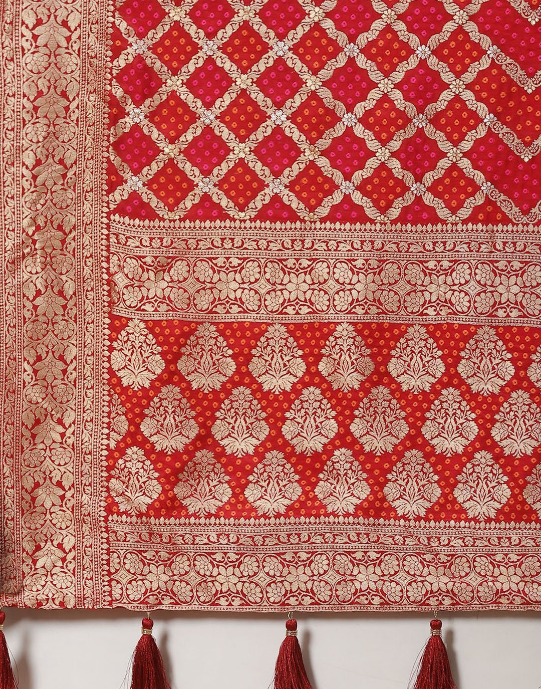 Banarasi Art maroon Handloom