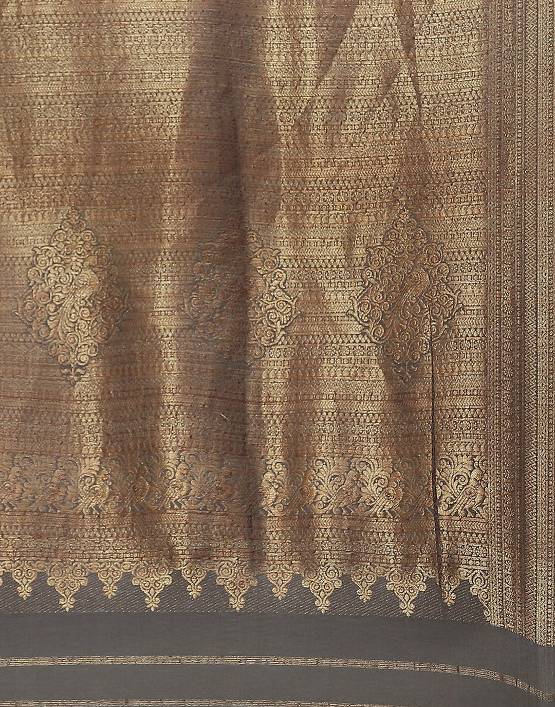 Zari Booti Crepe Saree