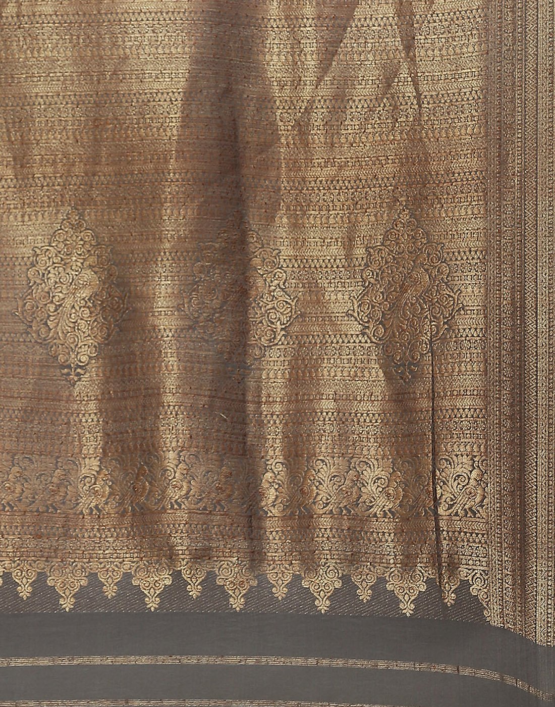 Zari Booti Crepe Saree