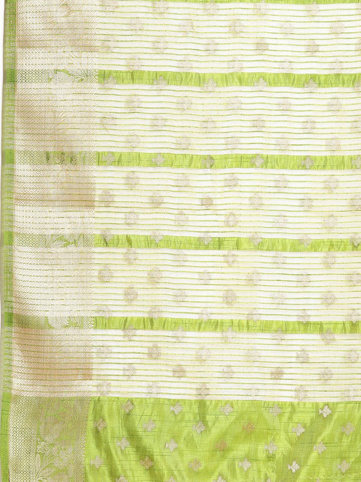 Zari Border Art Silk Woven Saree
