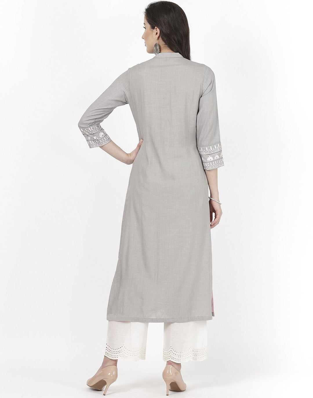 Pink Cotton Kurti