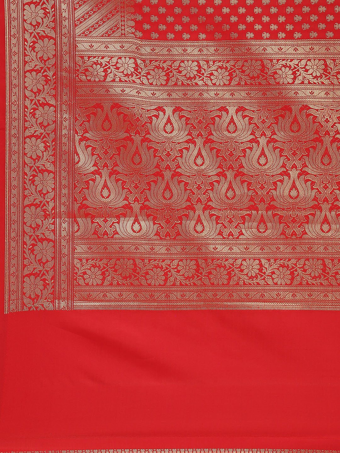 Zari Booti Cotton Woven Saree
