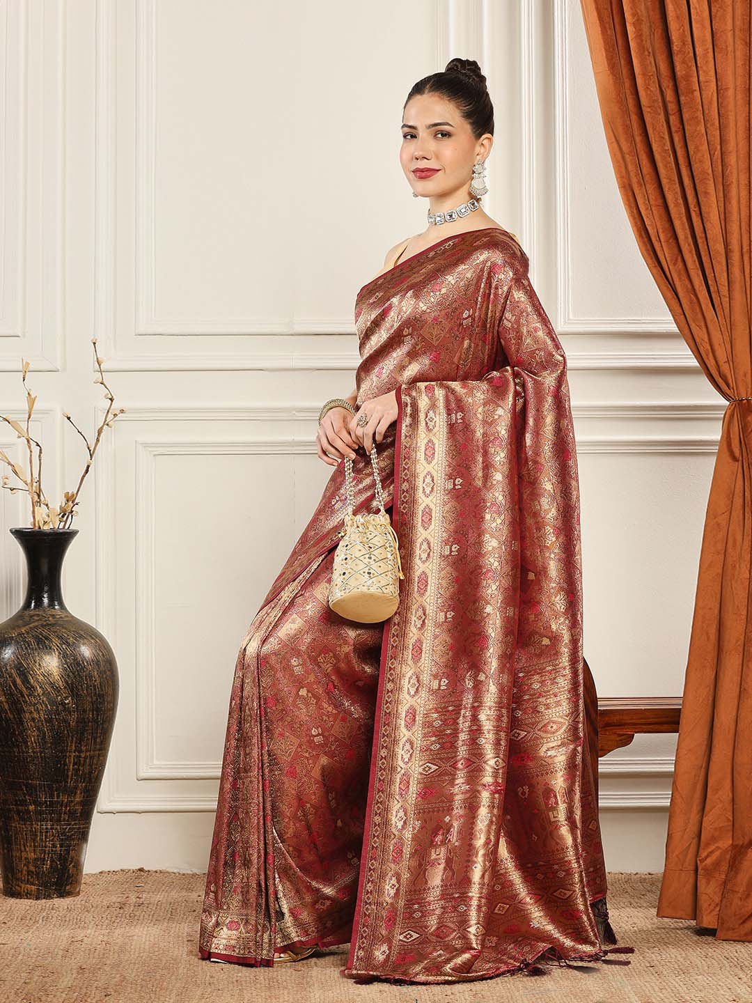 Woven Design Art Silk Saree