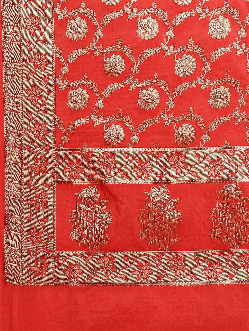 Zari Jaal Cotton Woven Saree