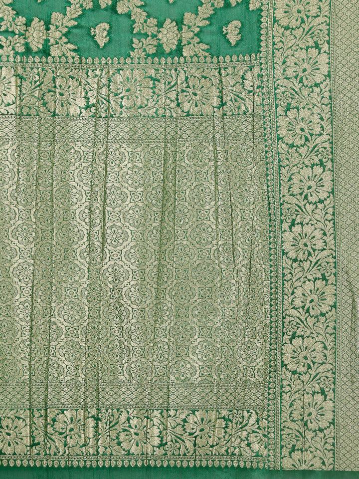 Floral Zari Jaal Georgette Saree