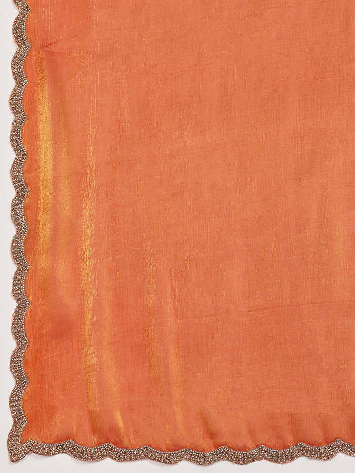Woven Border Tissue Saree