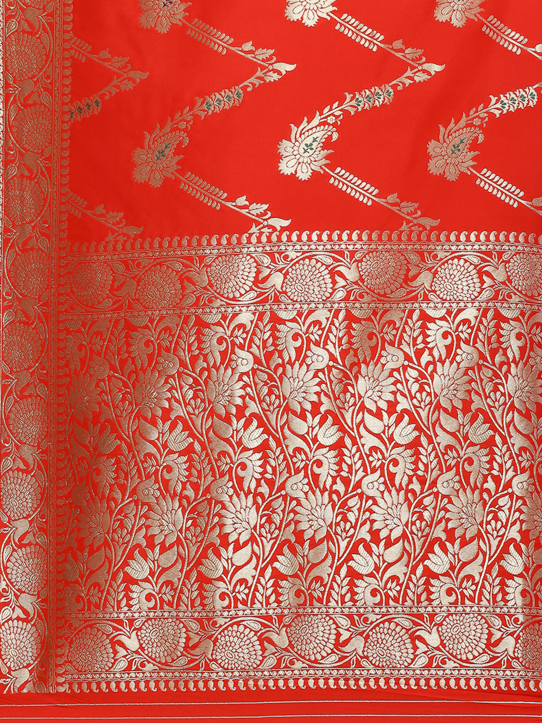 Zari Jaal Woven Art Silk Banarsi Saree