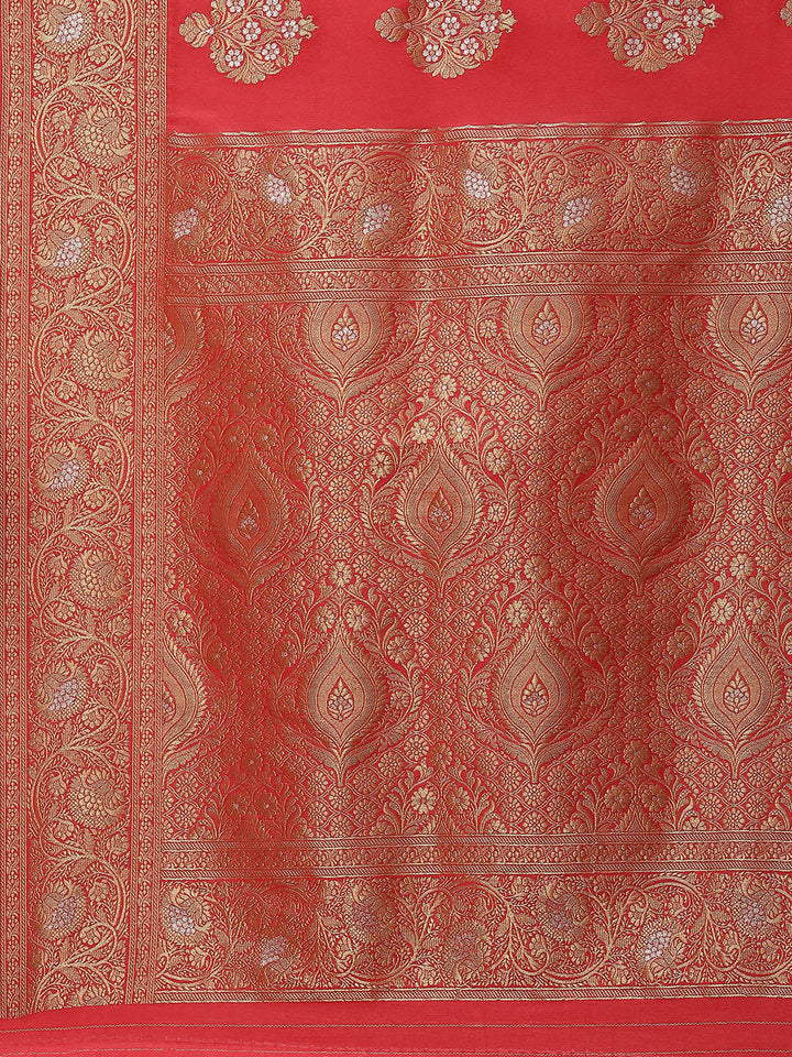 Zari Booti Handloom Woven Saree
