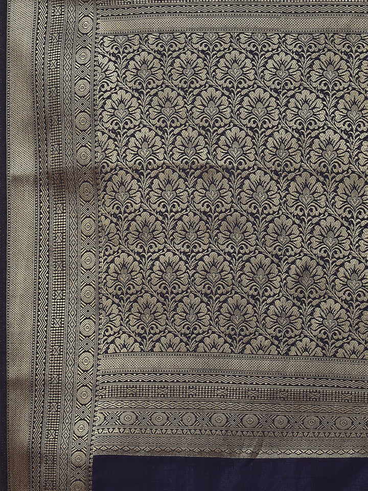 Zari Jaal Handloom Woven Saree