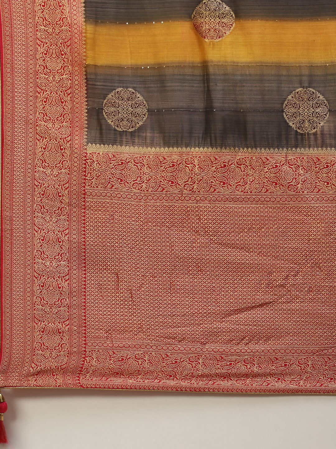Digital Printed Banarasi Border Handloom Saree