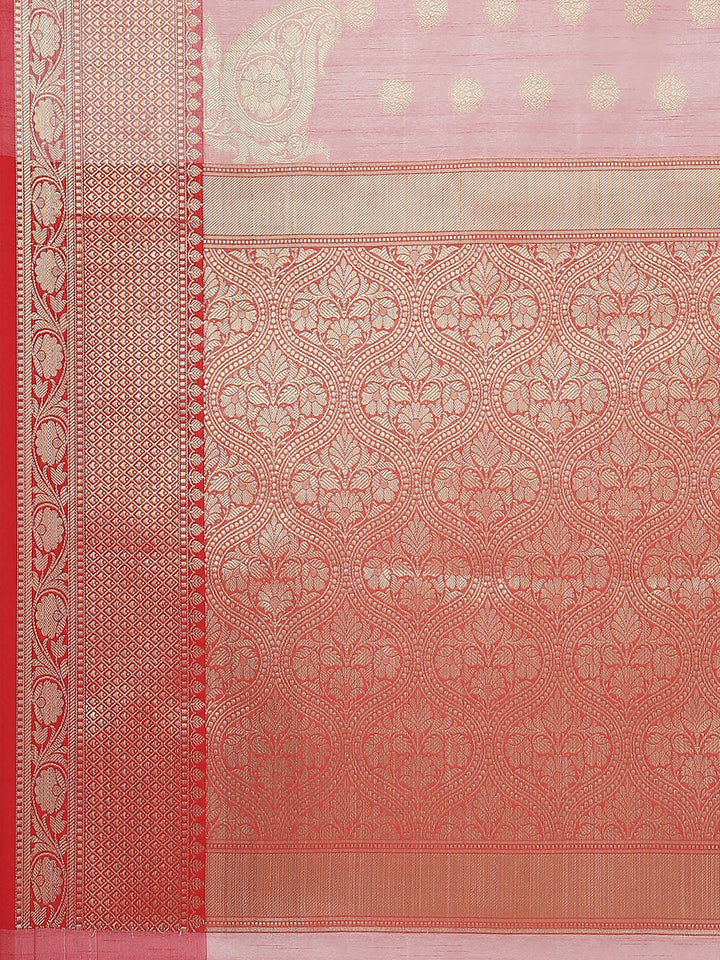 Zari Booti Cotton Woven Saree
