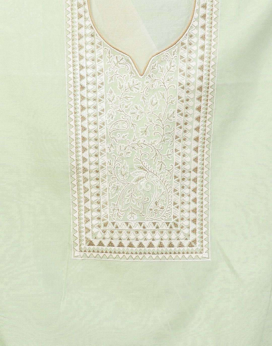 Chanderi Embroidered Suit Piece