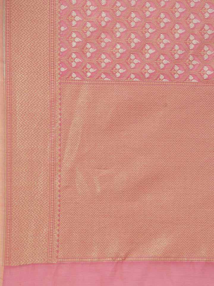 Zari Jaal Cotton Woven Saree