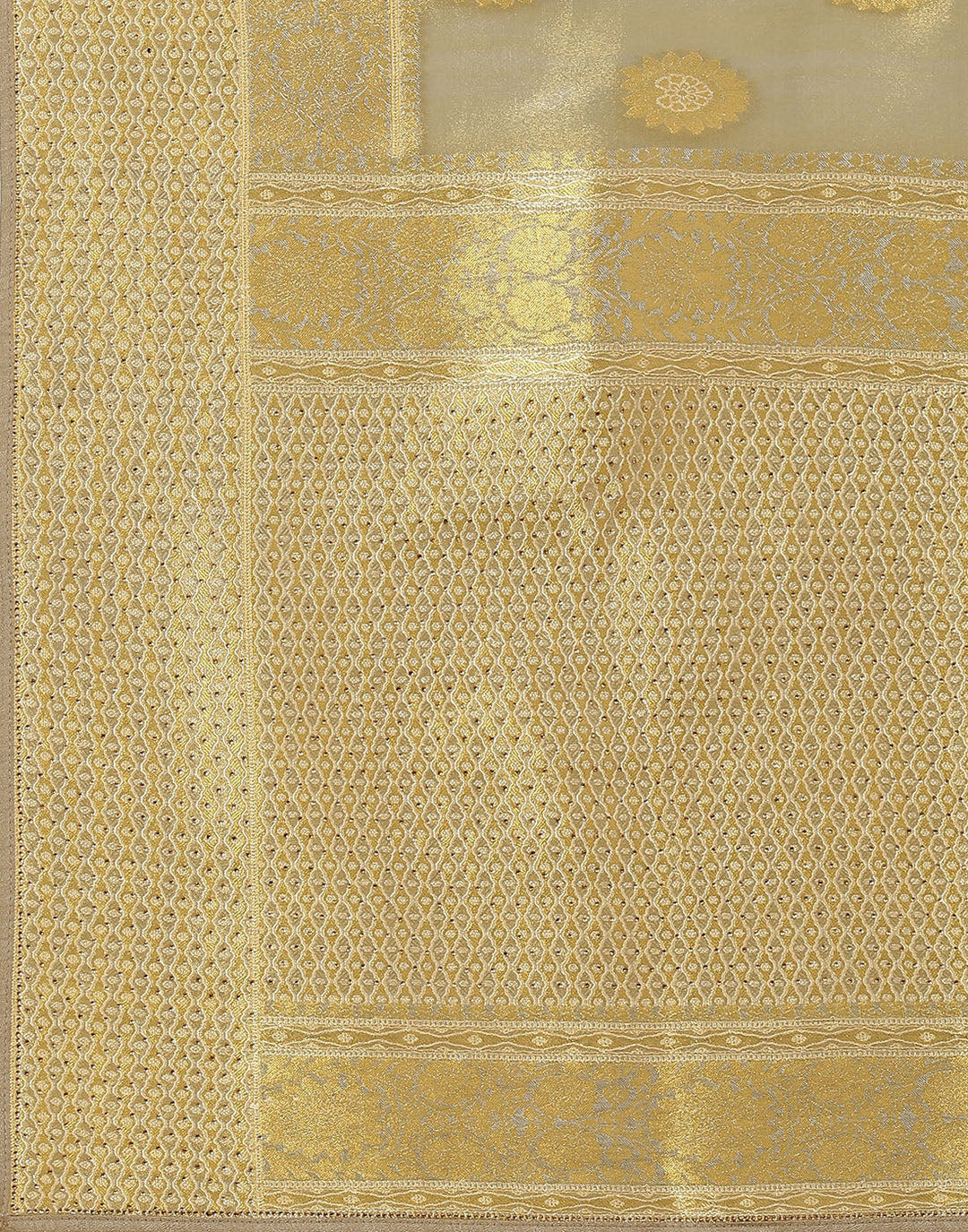 Embroidered Banarasi Kota Tissue Saree