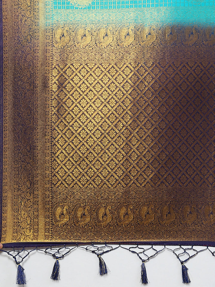 Zari Jaal Handloom Woven Saree