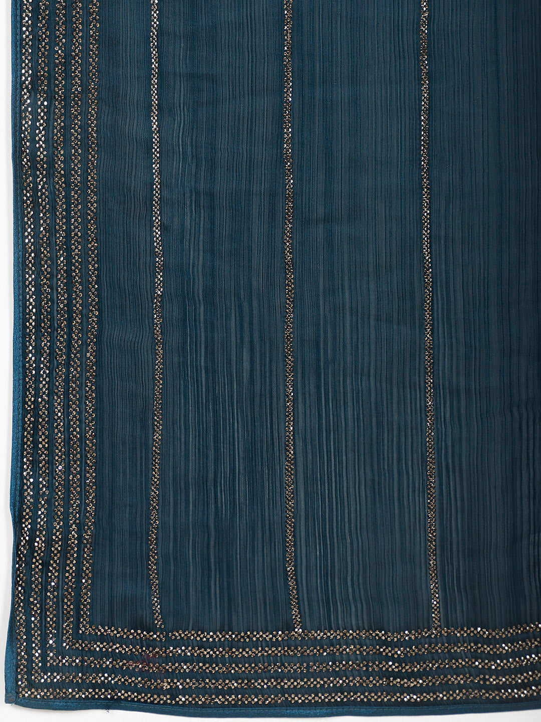 Stone Embroidered Chiffon Saree