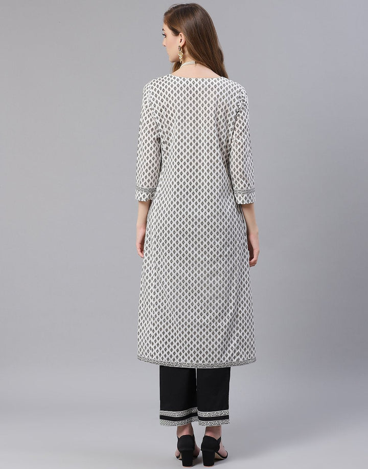 Cotton Printed Kurti With Pant