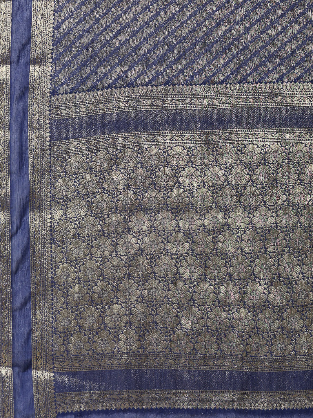 Zari Jaal Woven Crepe Saree