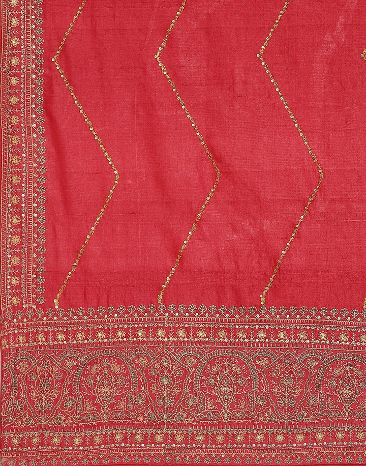 Embroidered Tussar Saree