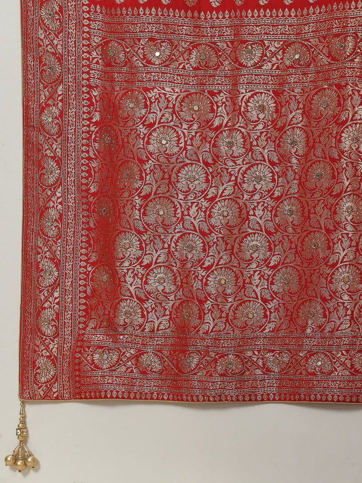 Embroidered Banarsi Saree