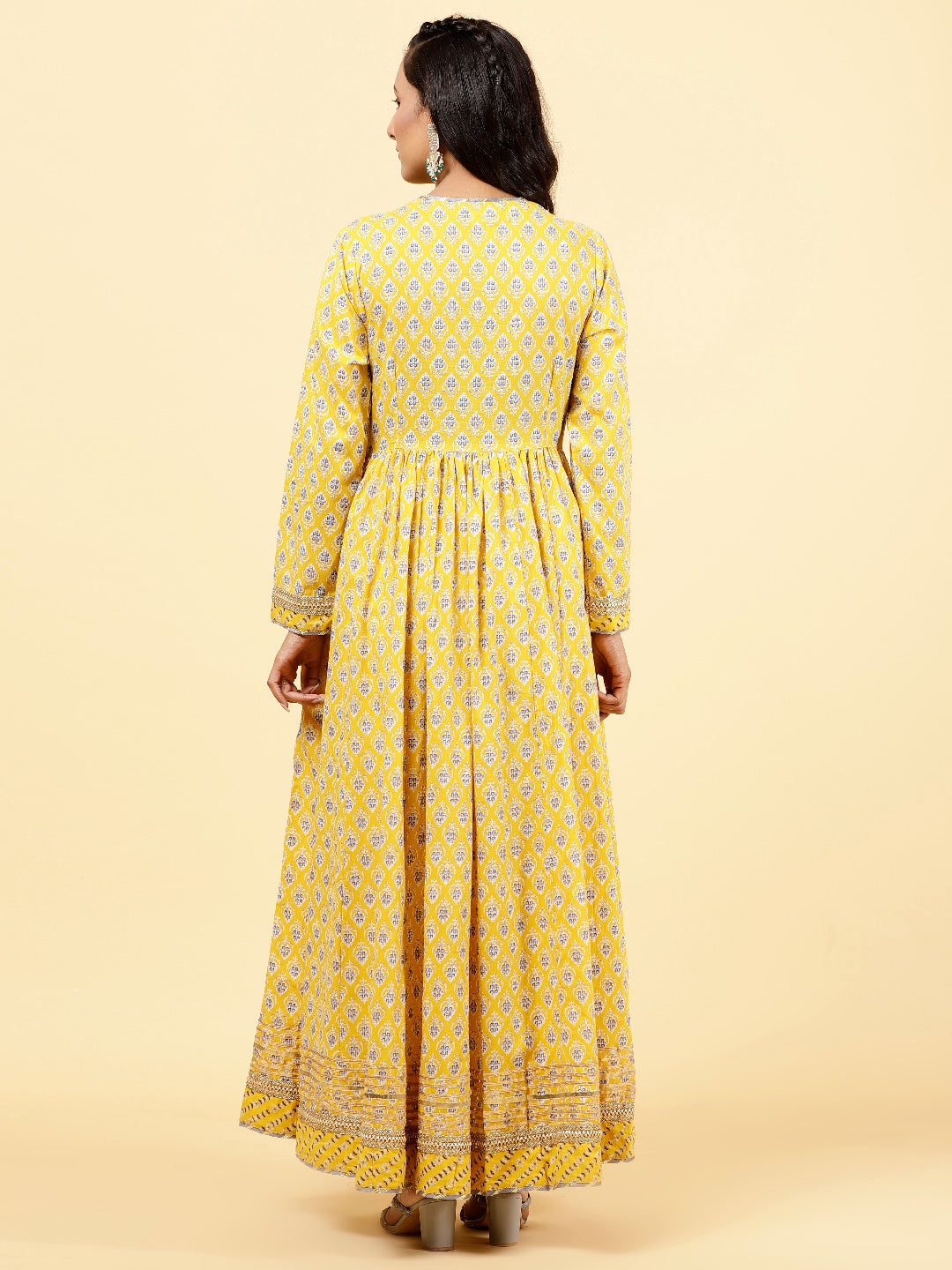 Floral Printed Cotton Kurta