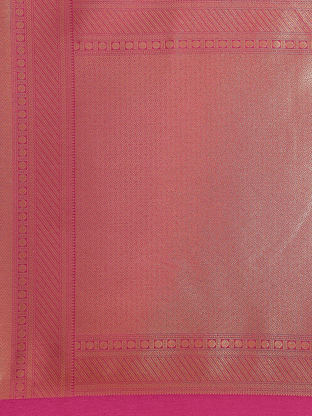 Brocade Zari Booti Art Handloom Woven Saree